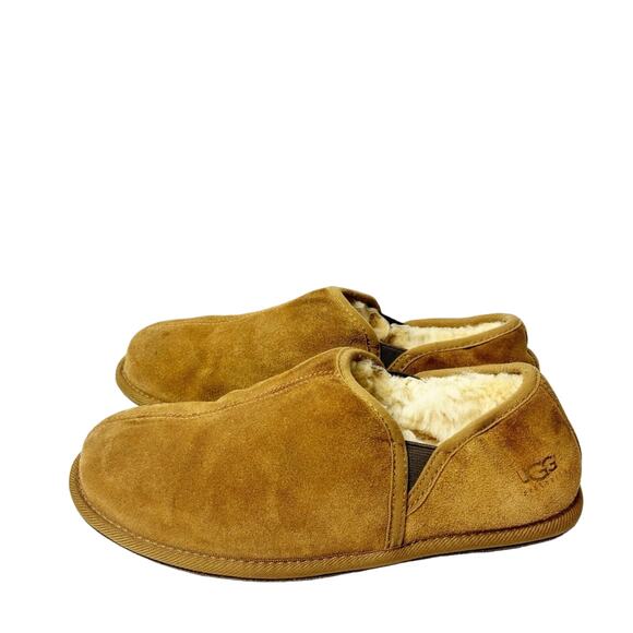 UGG SCUFF ROMEO CHESTNUT MEN SLIP ON SLIPPERS SHOES SIZE USA 10 main image 3